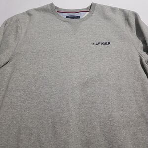Tommy Hilfiger Classic Crew Neck Sweater Mens Grey Size XL